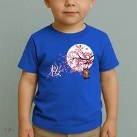 Sakura 桜 Cherry Blossom Japanese Graphical Art Flower Cool Gift Toddler T-Shirt thumb 2