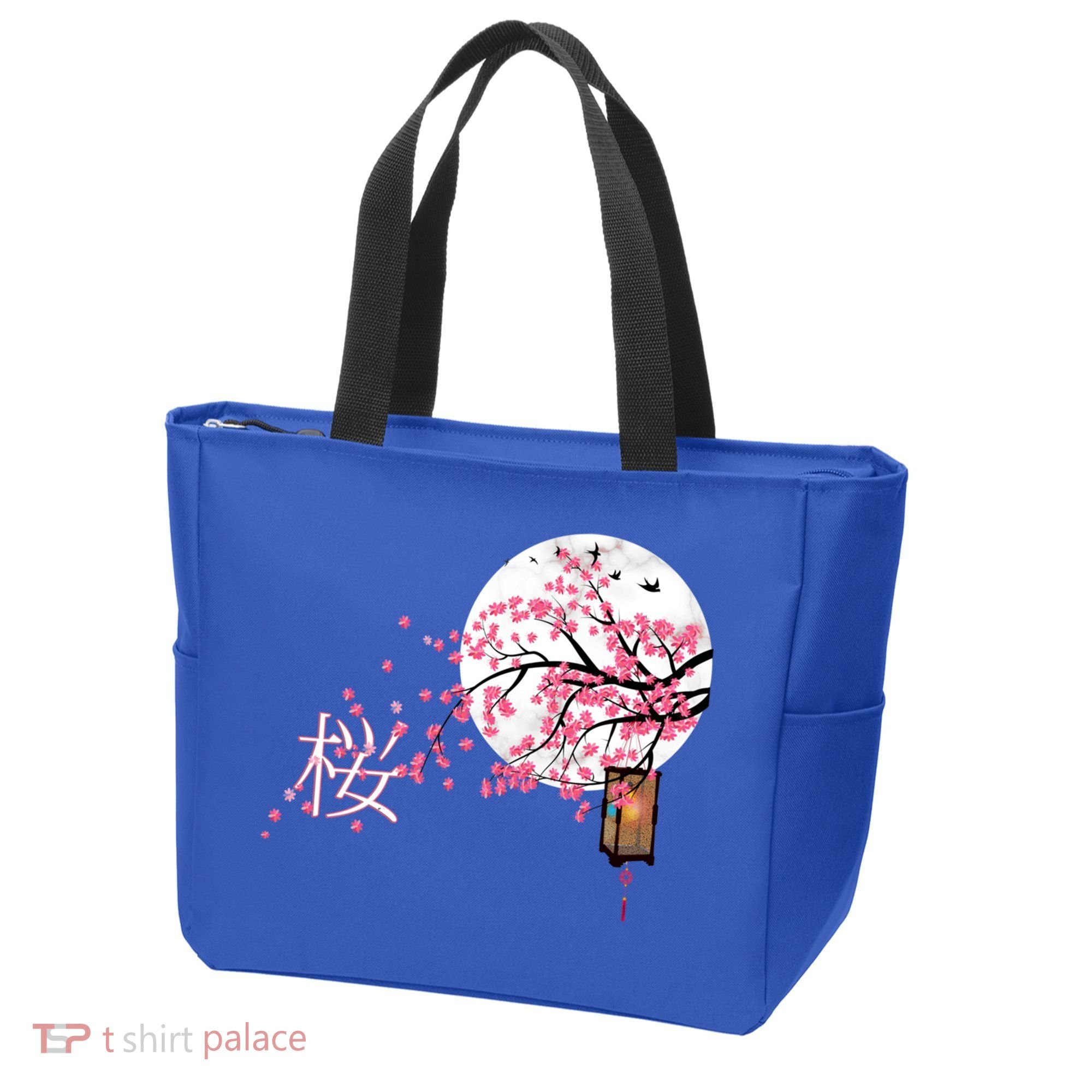 Sakura 桜 Cherry Blossom Japanese Graphical Art Flower Cool Gift Tote Bag