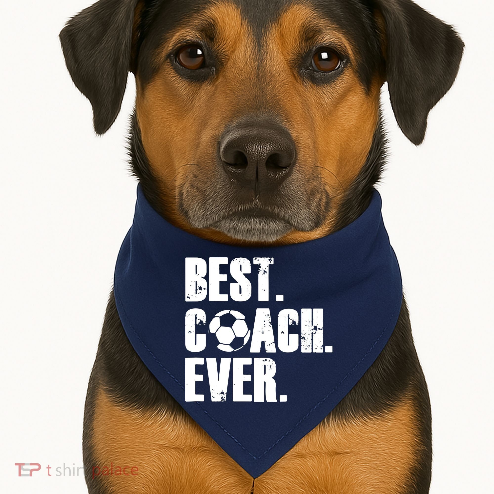 SOCCER COACH BEST COACH EVER SOCCER GIFT USA-Made Doggie Bandana