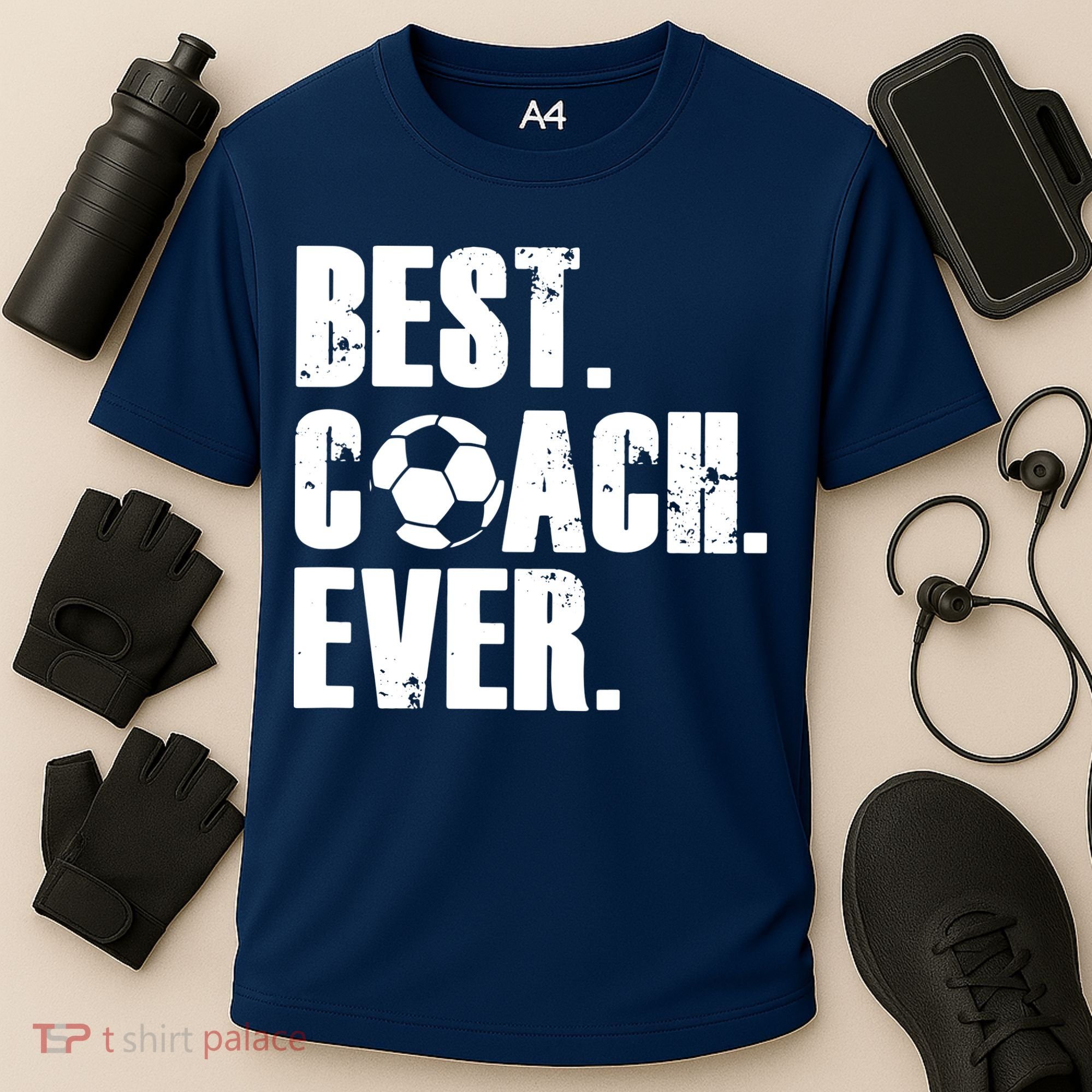 SOCCER COACH BEST COACH EVER SOCCER GIFT Cooling Performance Crew T-Shirt