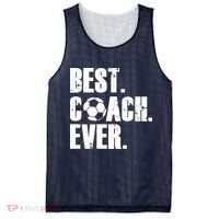 SOCCER COACH BEST COACH EVER SOCCER GIFT Mesh Reversible Basketball Jersey Tank thumb 0