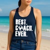 SOCCER COACH BEST COACH EVER SOCCER GIFT Women's Tank Top thumb 2