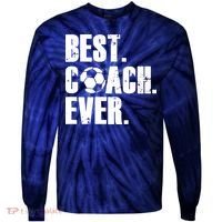 SOCCER COACH BEST COACH EVER SOCCER GIFT Tie-Dye Long Sleeve Shirt thumb 0