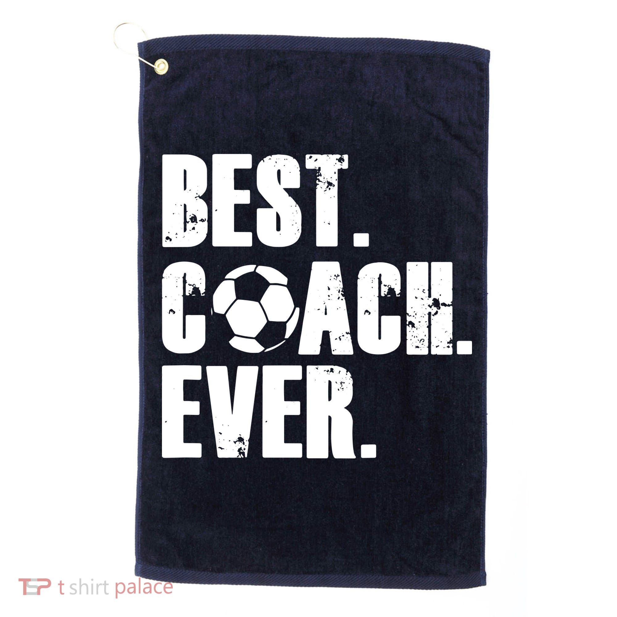 SOCCER COACH BEST COACH EVER SOCCER GIFT Golf Towel