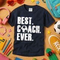 SOCCER COACH BEST COACH EVER SOCCER GIFT Kids T-Shirt thumb 3