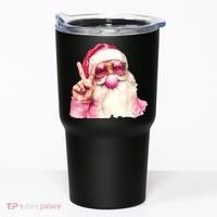 Santa Claus Blowing Sunglasses Christmas Tumbler thumb 0