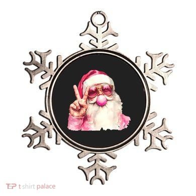 Santa Claus Blowing Sunglasses Christmas Ornament