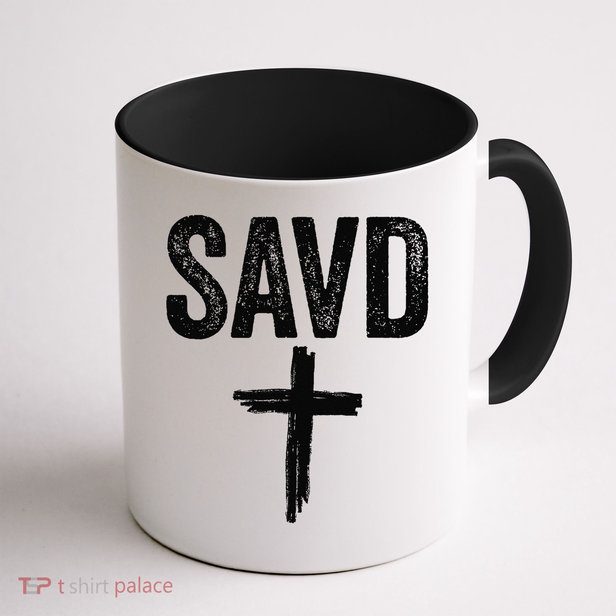 Saved Cross Bible Christian Believe Faith Jesus Savd Coffee Mug
