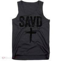Saved Cross Bible Christian Believe Faith Jesus Savd Tank Top thumb 0