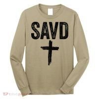 Saved Cross Bible Christian Believe Faith Jesus Savd Long Sleeve Shirt thumb 0