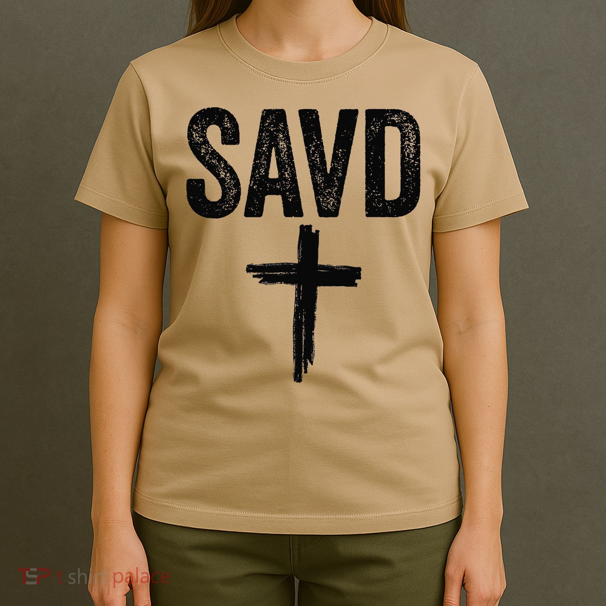 Saved Cross Bible Christian Believe Faith Jesus Savd T-Shirt