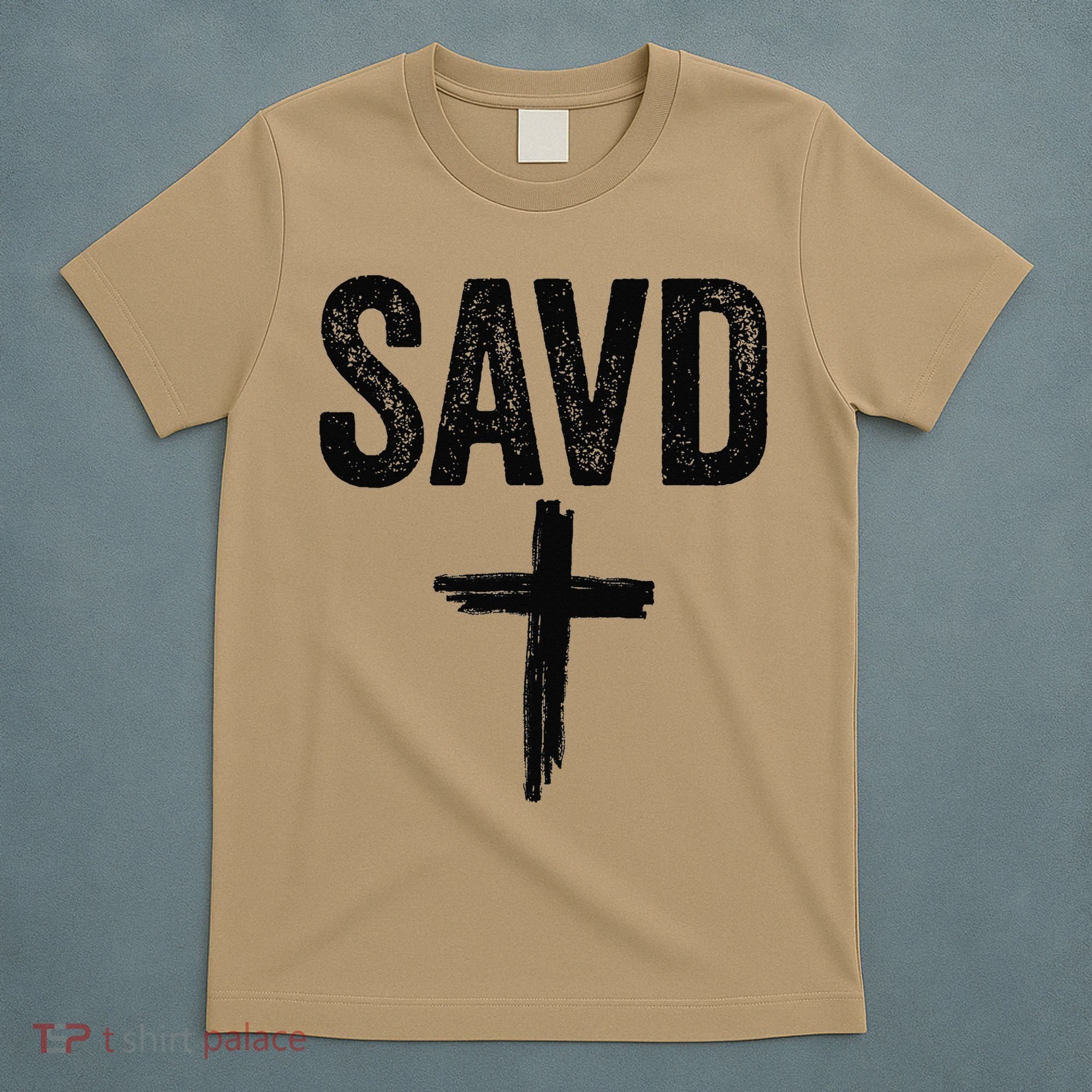 Saved Cross Bible Christian Believe Faith Jesus Savd T-Shirt