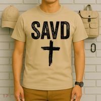 Saved Cross Bible Christian Believe Faith Jesus Savd T-Shirt thumb 6