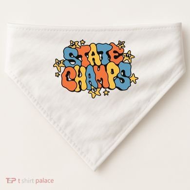 State Champs Bubble USA-Made Doggie Bandana