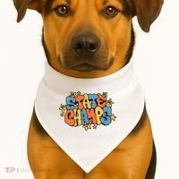 State Champs Bubble USA-Made Doggie Bandana thumb 1