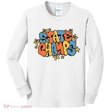 State Champs Bubble Kids Long Sleeve Shirt