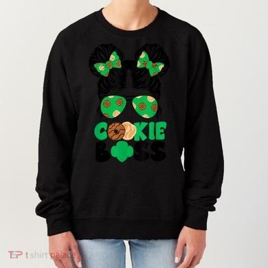 Scout Cookie Boss Kidlife Messy Bun Sunglasses Women's Sweatshirt