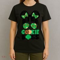 Scout Cookie Boss Kidlife Messy Bun Sunglasses T-Shirt thumb 4