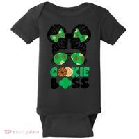 Scout Cookie Boss Kidlife Messy Bun Sunglasses Baby Bodysuit thumb 0