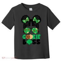 Scout Cookie Boss Kidlife Messy Bun Sunglasses Toddler T-Shirt thumb 0