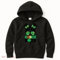 Scout Cookie Boss Kidlife Messy Bun Sunglasses Kids Hoodie thumb 0