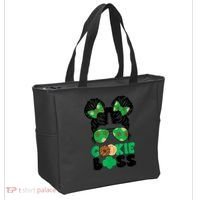 Scout Cookie Boss Kidlife Messy Bun Sunglasses Tote Bag thumb 2
