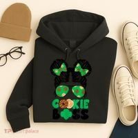 Scout Cookie Boss Kidlife Messy Bun Sunglasses Hoodie thumb 4