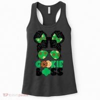 Scout Cookie Boss Kidlife Messy Bun Sunglasses Women's Tank Top thumb 0