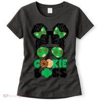 Scout Cookie Boss Kidlife Messy Bun Sunglasses Women's T-Shirt thumb 0