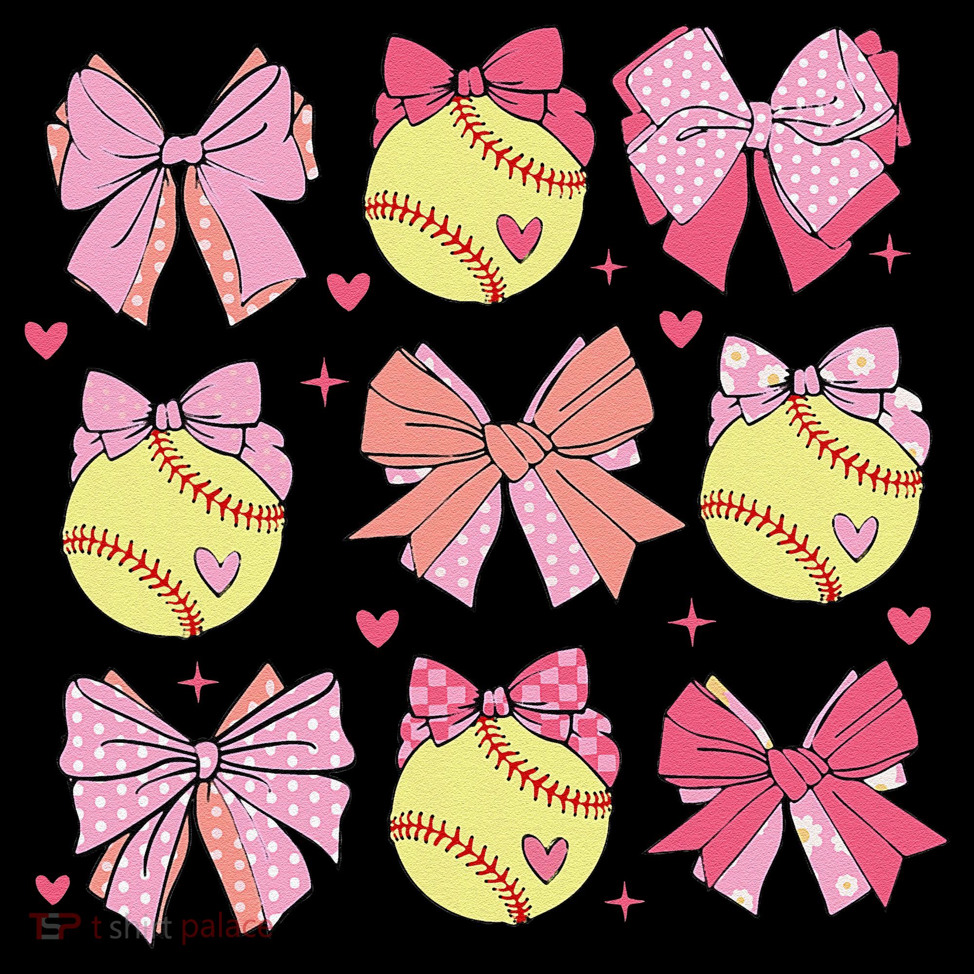 Softball Coquette Bow Softball Mom Mothers Day Softball Mama Coffee Mug
