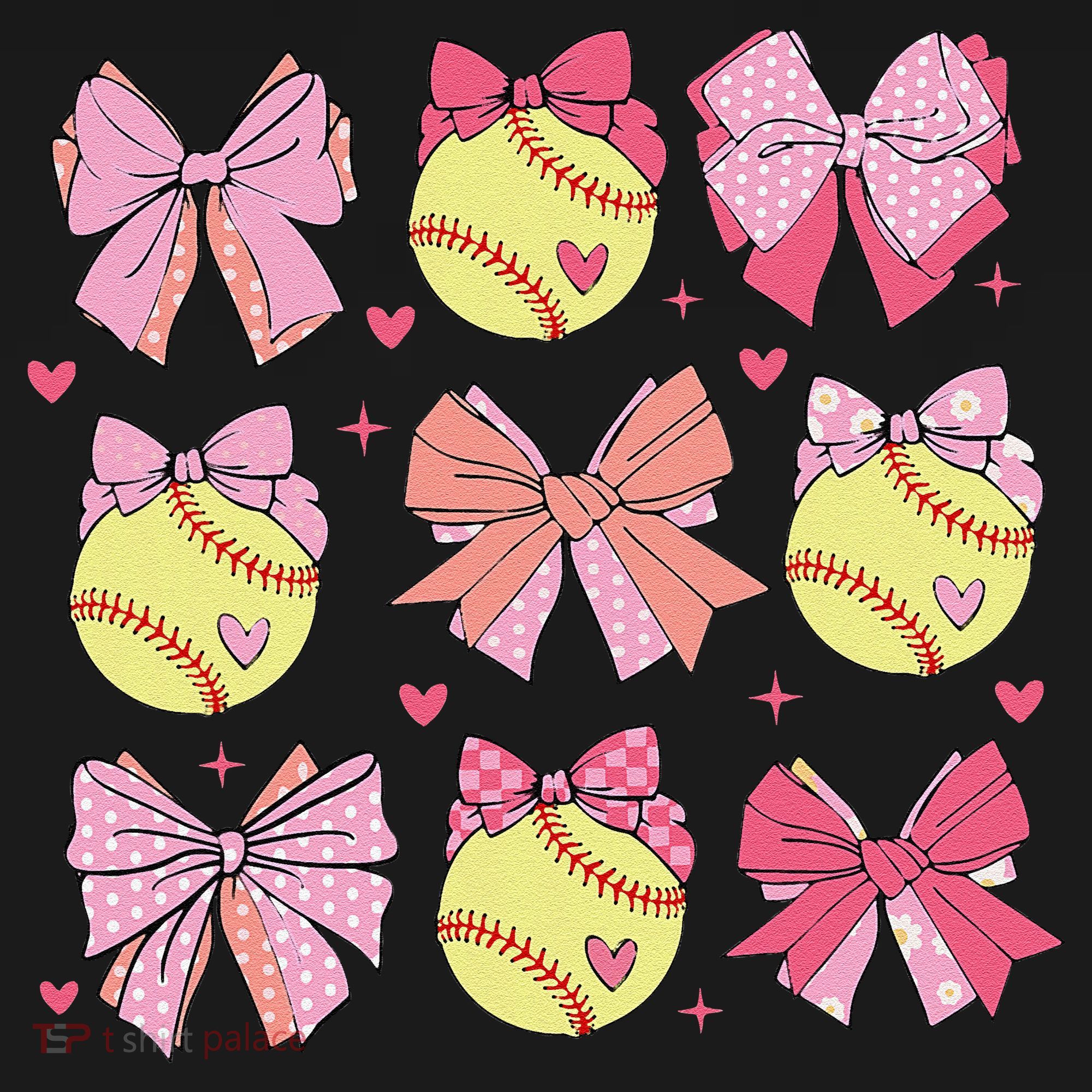 Softball Coquette Bow Softball Mom Mothers Day Softball Mama Ornament