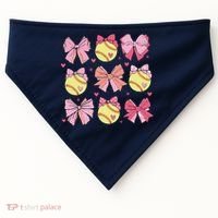 Softball Coquette Bow Softball Mom Mothers Day Softball Mama USA-Made Doggie Bandana thumb 0