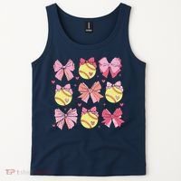Softball Coquette Bow Softball Mom Mothers Day Softball Mama Tank Top thumb 2