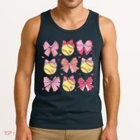 Softball Coquette Bow Softball Mom Mothers Day Softball Mama Tank Top thumb 3