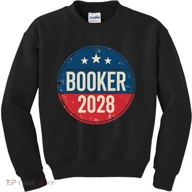 Senator Cory Booker For President 2028 Kids Sweatshirt