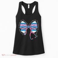 Stethoscope Coquette Bow Baby Blanket Labor And Delivery Women's Tank Top thumb 0