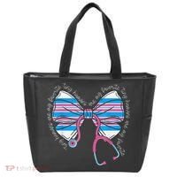 Stethoscope Coquette Bow Baby Blanket Labor And Delivery Tote Bag thumb 0