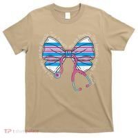 Stethoscope Coquette Bow Baby Blanket Labor And Delivery T-Shirt thumb 0