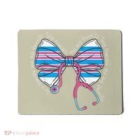 Stethoscope Coquette Bow Baby Blanket Labor And Delivery Mousepad thumb 0