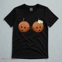 Summer Coconut Bra Halloween Costume Hawaii Aloha Beach T-Shirt thumb 5