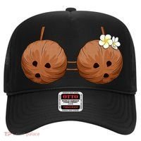 Summer Coconut Bra Halloween Costume Hawaii Aloha Beach Hat thumb 0