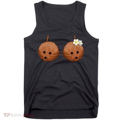Summer Coconut Bra Halloween Costume Hawaii Aloha Beach Tank Top