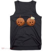 Summer Coconut Bra Halloween Costume Hawaii Aloha Beach Tank Top thumb 0