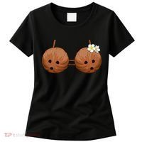 Summer Coconut Bra Halloween Costume Hawaii Aloha Beach Women's T-Shirt thumb 0