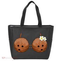 Summer Coconut Bra Halloween Costume Hawaii Aloha Beach Tote Bag thumb 0
