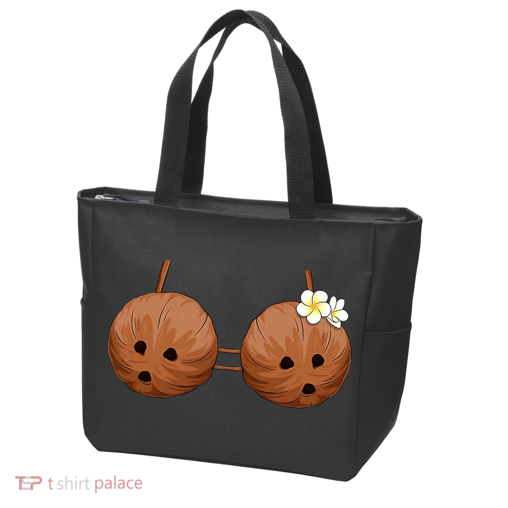 Summer Coconut Bra Halloween Costume Hawaii Aloha Beach Tote Bag