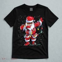 Santa Claus Black Christmas Afro African American Xmas T-Shirt thumb 5