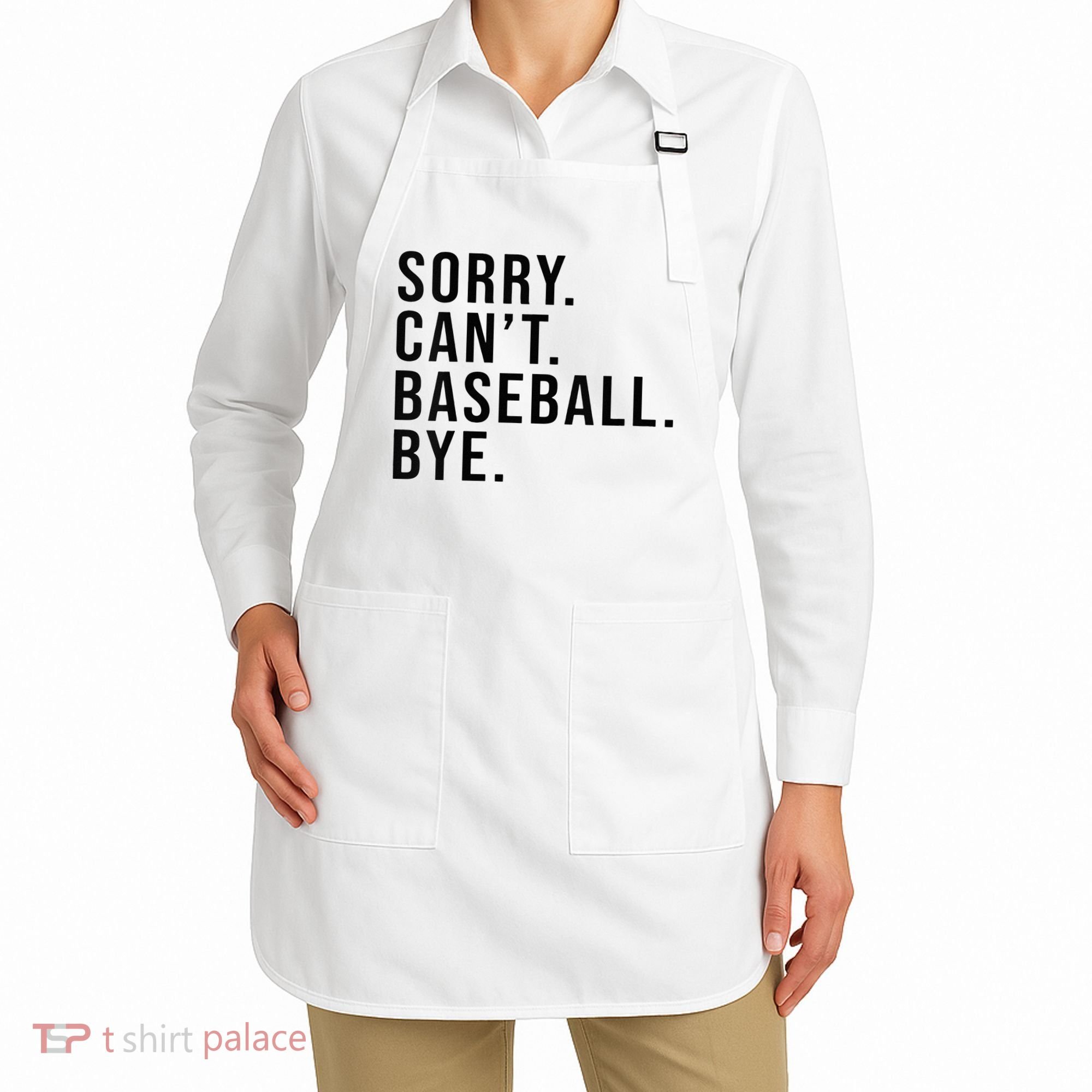 Sorry Cant Baseball Bye Funny Baseball Lover Game Day Vibes Apron