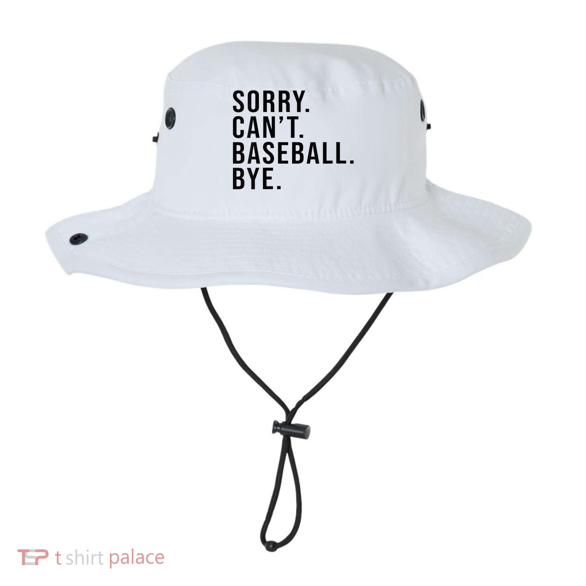 Sorry Cant Baseball Bye Funny Baseball Lover Game Day Vibes Bucket Hat