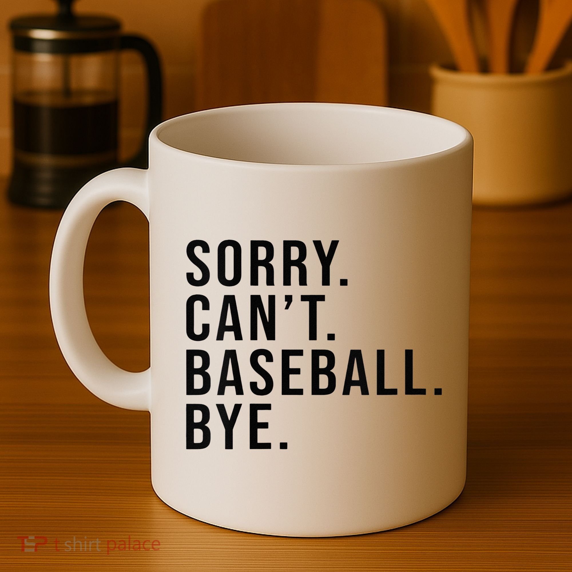 Sorry Cant Baseball Bye Funny Baseball Lover Game Day Vibes Coffee Mug